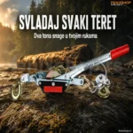 Čekrk za Izvlačenje 2T – Dupli Ručni Vitao za Čamce i Drvo