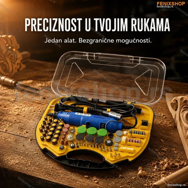 Čeona Brusilica Bijaks Set – Komplet Pribora za Preciznu Obradu Čeona Brusilica Bijaks Set – Komplet Pribora za Preciznu Obradu