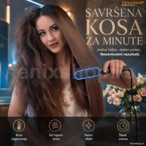 Četka za Ispravljanje Kose 2u1