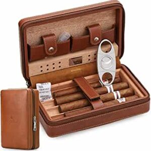 putni kožni humidor - prednja strana