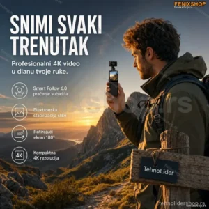 CreatorPro 4K Prenosiva Kamera za Vlogovanje i Putovanja