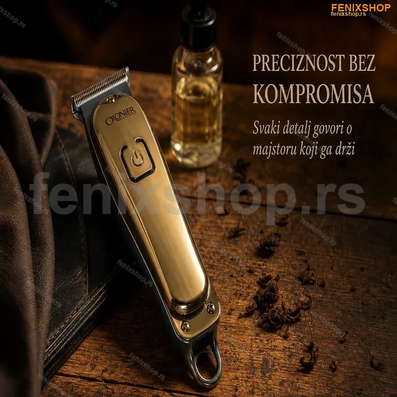 cronier-cr-9025-masinica-za-sisanje-i-trimer-za-bradu-fenixshop Cronier CR-9025 mašinica za šišanje i trimer za bradu