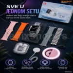 D97 PLUS „7 u 3 Set“ Pametni Sat + Bežične Slušalice + Selfie Svetlo