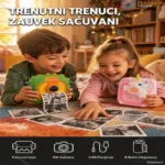 Dečija Kamera sa Štampačem i 6 rolni