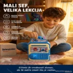 Dečija Sef Kasica Stitch – Sigurnosna Kasica za Štednju (Plava i Roza)