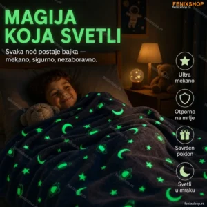 Dečije magično ćebe koje svetli u mraku