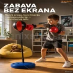 Dečiji boks set sa stojećom vrećom — PU materijal, za decu od 6 godina