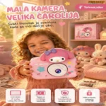 Dečiji digitalni fotoaparat Melody – roze kamera puna čarolije