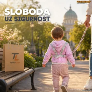 Dečiji Povodac za Zglob – Sigurnosni Kaiš sa Elastičnim Povodcem