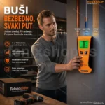 Detektor Metala, Električnih Kablova i Drveta — 3-u-1 Zidni Skener
