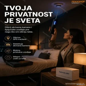 Detektor Skrivenih Kamera i Špijunskih Uređaja 6-u-1