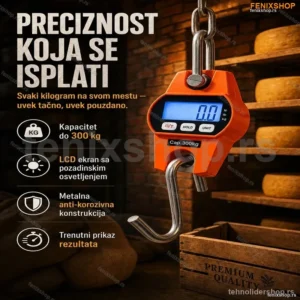 Digitalna Kantar Vaga 300kg – Precizno Merenje za Dom i Profesionalnu Upotrebu