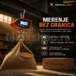 Digitalna Kran Vaga 500 kg – Punjiva Viseća Vaga za Teške Terete