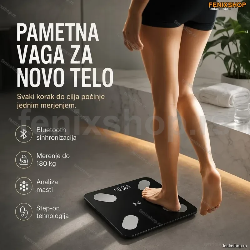 Digitalna pametna Vaga sa Bluetoothom Digitalna pametna Vaga sa Bluetoothom