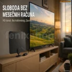 Digitalna sobna antena sa pojačivačem signala — DVB-T2, HD prijem, domet 980 milja