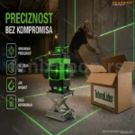 Digitalni 4D Laser za Nivelaciju sa 16 Linija – Precizno Poravnanje