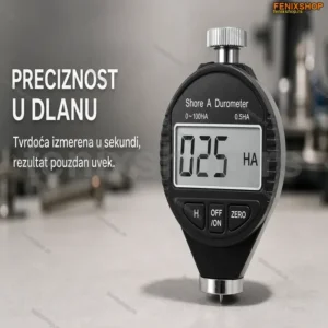 Digitalni durometar za merenje tvrdoće gume i plastike