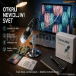 Digitalni Mikroskop USB 50–500× | Kamera za PC, Istraživanje i Edukaciju