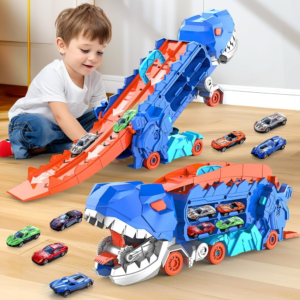 Dino kamion sa trkačkom stazom 2u1 — transformacija u T-Rex