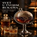 Dispanzer za piće u obliku globusa sa slavinom — 3.5L