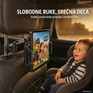 Držač za telefon i tablet za zadnje sedište u kolima