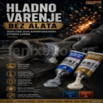 🧰 Dvokomponentni Lepak za Metal – Hladno Varenje bez Alata