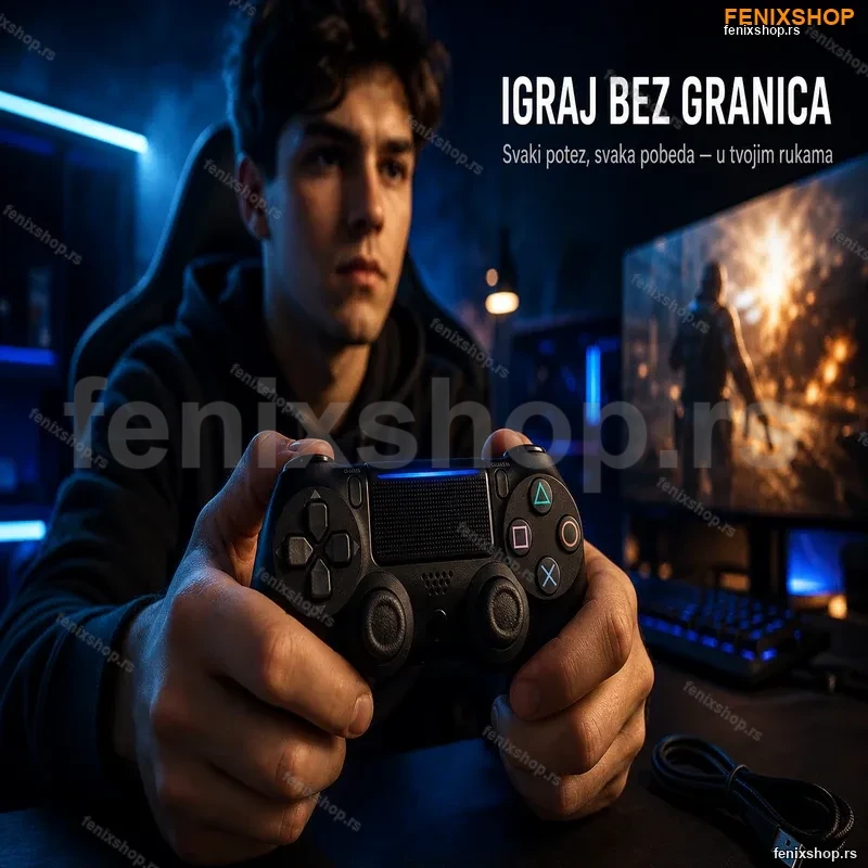 Džojstik za PS4 i PC — DualShock kompatibilni kontroler Džojstik za PS4 i PC — DualShock kompatibilni kontroler