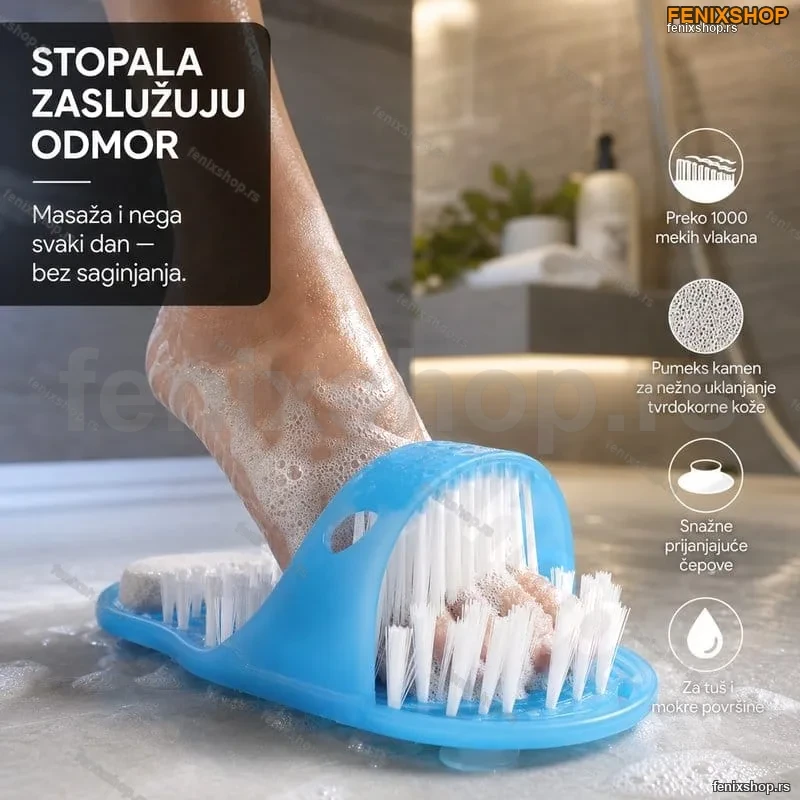 Easy feet papuča za pranje i masažu stopala Easy feet papuča za pranje i masažu stopala