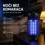 Električna lampa protiv KOMARACA i drugih insekata