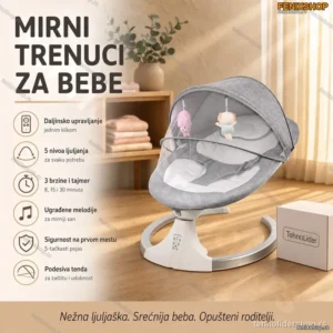 Električna Njihalica za Bebe – Udobnost, sigurnost i miran san