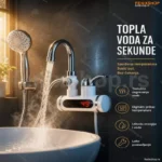Električna Slavina sa Protočnim Bojlerom i Digitalnim Ekranom – Tuš Set