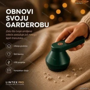 Električni odstranjivač vlakana i grudvica
