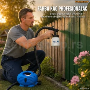 Električni pištolj za farbanje 650W sa bockom 800ml