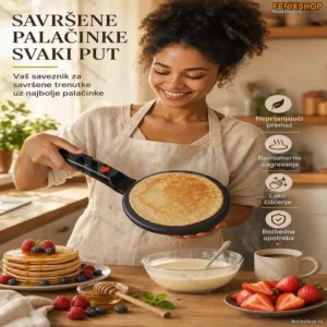 Električni tiganj za palačinke – savršene palačinke bez muke!