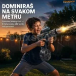 Električni vodeni pištolj Storm sa LED efektima i dometom 8 metara