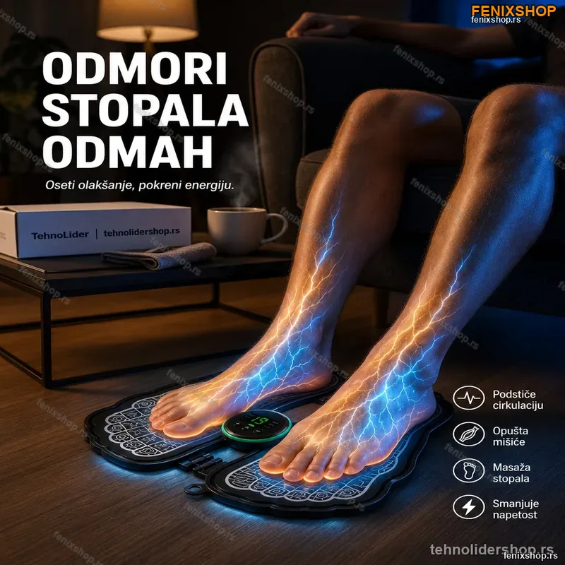 Elektro Masažer za Stopala – EMS Uređaj za Opuštanje i Cirkulaciju Elektro Masažer za Stopala – EMS Uređaj za Opuštanje i Cirkulaciju