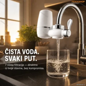Filter za slavinu sa 7 nivoa filtracije — prečišćivač vode za čistu i meku vodu
