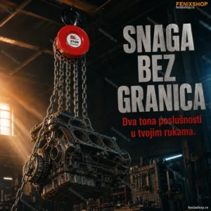 Flasencug Dizalica na Lanac 2t – Ručna Lančana Dizalica 3m