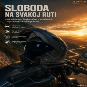 FLIP UP kaciga za motor