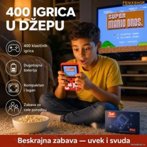 Game Box 400 u 1 – Retro Prenosiva Konzola sa TV Izlazom