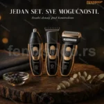 Gemei GM-595 višenamenska mašinica 3u1 za kosu i bradu