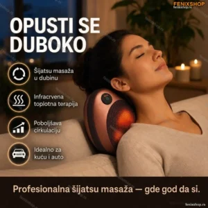 Genijalan SHIACU masazer za kucu ili kola