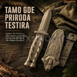 Gerber De Facto taktički nož sa nazubljenim sečivom i