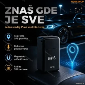 GPS traker – prisluskivac GF-07