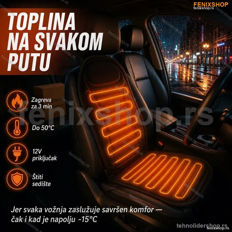 Grejac auto sedista 12v Grejac auto sedista 12v