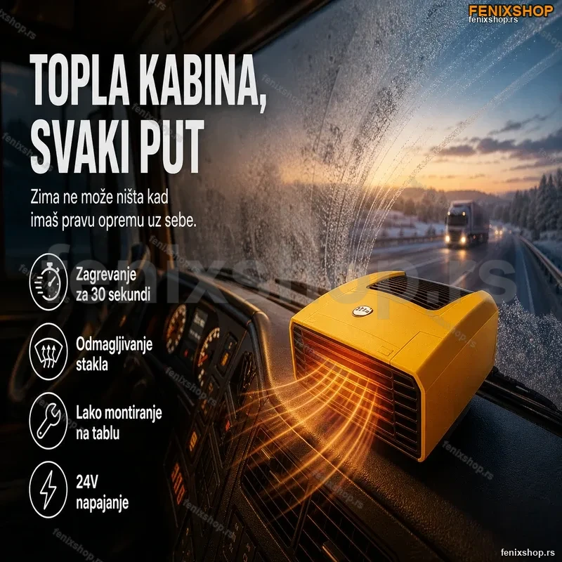 Grejalica za Kamion Kalorifer 24v - 200W Grejalica za Kamion Kalorifer 24v - 200W