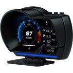 Head Up Displej za auto OBD2+GPS sa alarmom za prekoračenje brzine P6