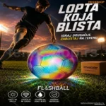 Hologramska Svetleća Fudbalska Lopta FLASHBALL — Holografski Efekat
