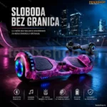 Hoverboard 6.5" sa Bluetooth Zvučnikom i LED svetlima