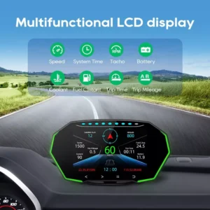 HUD displej za automobil F11 OBD2 GPS projekcija na šoferšajbnu